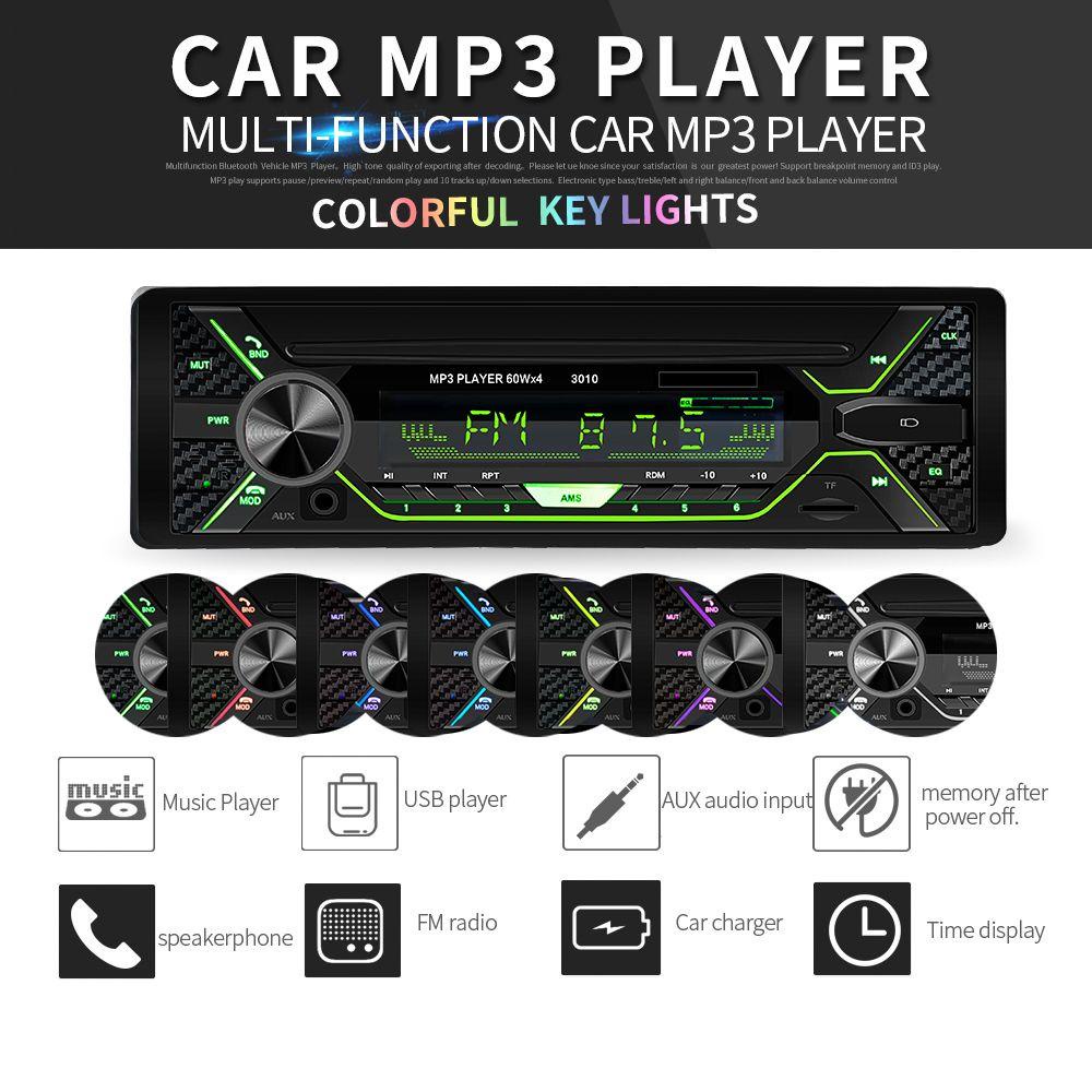 Máy Nghe Nhạc MP3 12V Kết Nối Điện Thoại Rảnh Tay