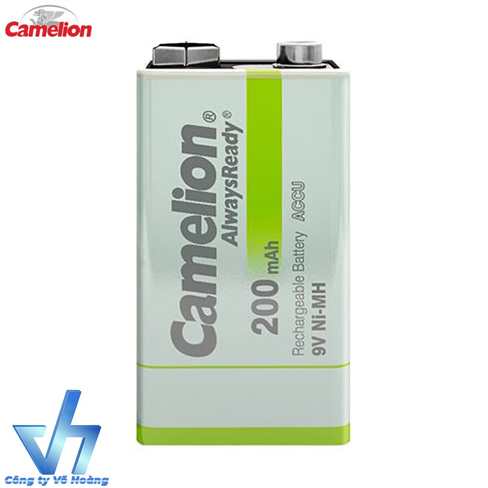 Pin sạc vuông Camelion AlwaysReady 9V (Trắng)