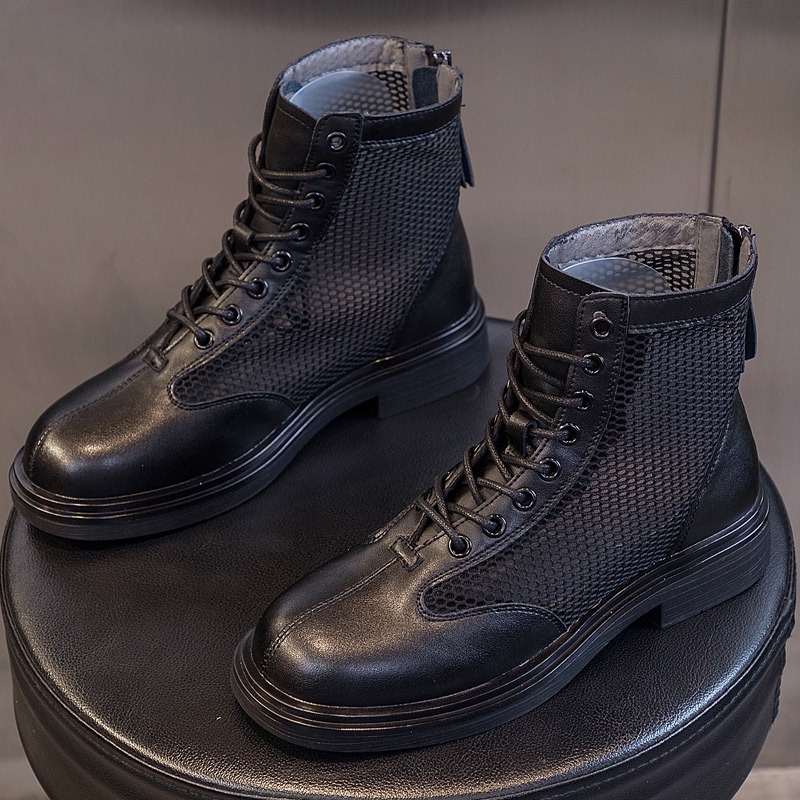 Giày Boot Cao Gót Phối Lưới Thiết Kế Mới Thời Trang Mùa Xuân Hè Dành Cho Nữ 2021 | BigBuy360 - bigbuy360.vn