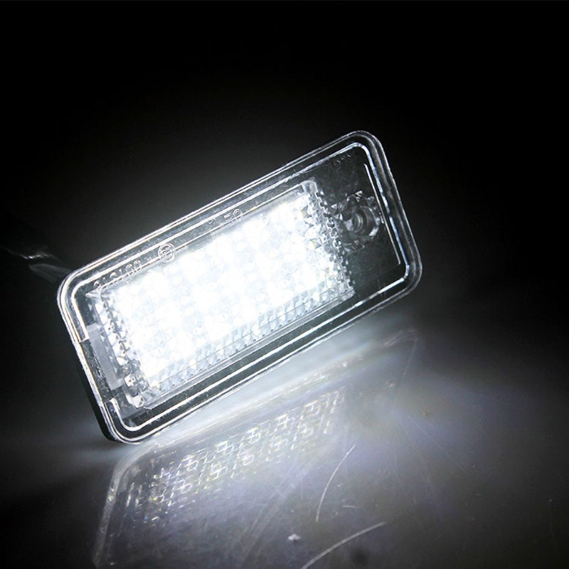 Set 2 Đèn Led 6500K Gắn Biển Số Xe Ô Tô Cho A3 S3 A4 S4 A6 C6 A8 S8 Q7