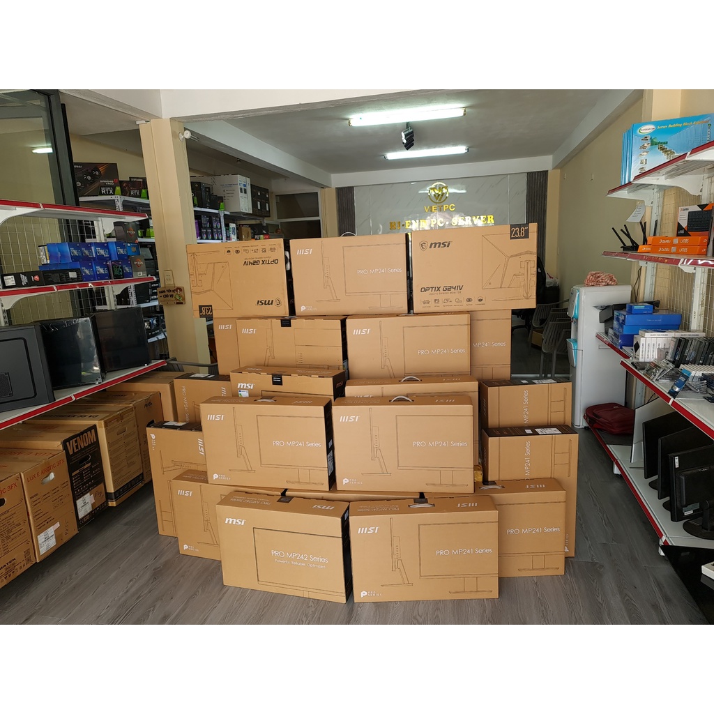 Màn hình PC Phẳng MSI PRO MP241X 23.8 inch FHD/VA 75Hz