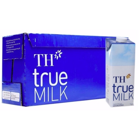 Thùng 12 hộp 1 Lít sữa tươi tiệt trùng TH true MILK các loại (12 hộp x 1 Lít)