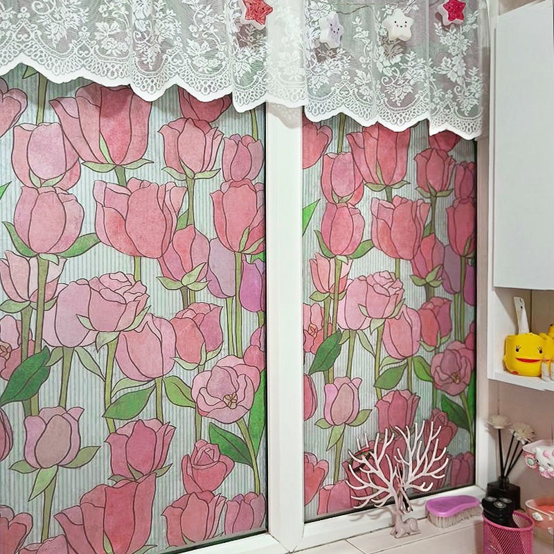 Miếng Dán Cửa Kính Mờ Tĩnh Điện Chống Nhìn Trộm Bảo Vệ Sự Riêng Tư