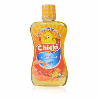 nước súc miệng trẻ em chicki 250ml