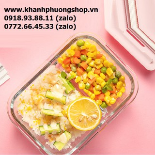hộp đựng cơm - hộp đựng cơm thủy tinh
