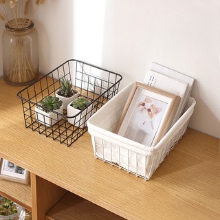Giỏ sắt có lót