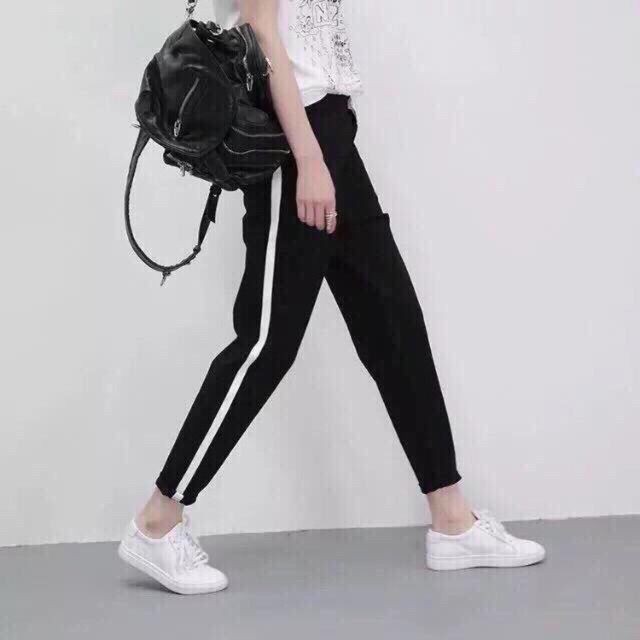 [Chất lượng] {SIÊU RẺ} QUẦN BAGGY UMI HÀN 1 SỌC NHŨ _Trắng Giá rẻ