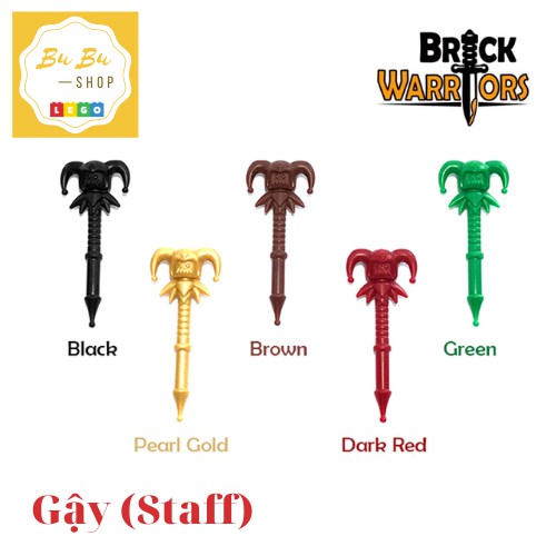 BrickWarriors - Phụ kiện cho nhân vật chú hề