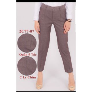 Quần 9 tấc Thái Hòa sọc caro. gửi hàng sau 1 đến 2 ngày đặt
