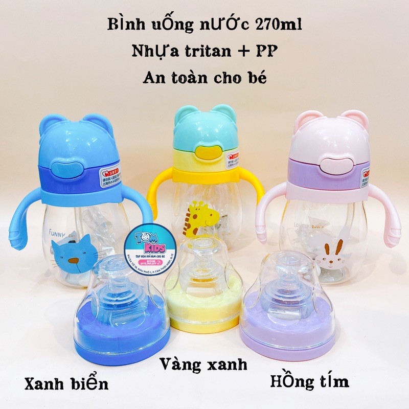 Bình sữa 2in1 dung tích 320ml hình con mèo