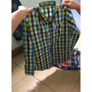 Áo sơ mi caro bé trai size nhí và đại