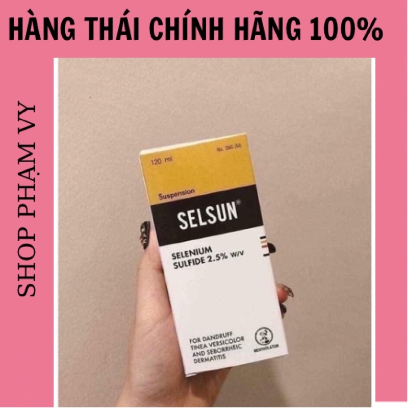 DẦU GỘI GIẢM GÀU SELSUN CHÍNH HÃNG THÁI LAN CHAI LỚN 120mlm