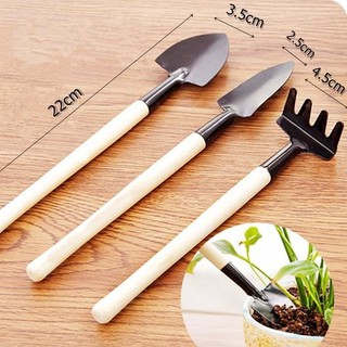 Bộ dụng cụ 3 món làm đất bonsai cây cảnh trồng rau trồng hoa gọn nhẹ