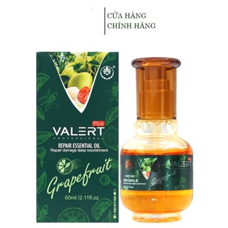 Tinh dầu dưỡng tóc valert, dầu dưỡng tóc phục hồi hữu cơ hương bưởi valert repair essential oil 60ml