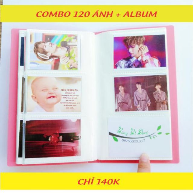 120 ảnh + album chỉ 140k ( in ảnh theo yêu cầu)