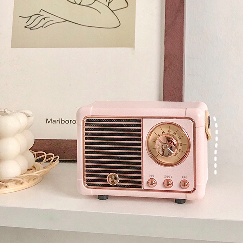 Loa Bluetooth Không Dây Phong Cách Retro