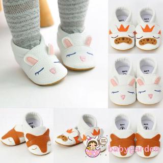 Giày thời trang bằng da đế êm dành cho bé sơ sinh từ 0 đến 18 tháng tuổi