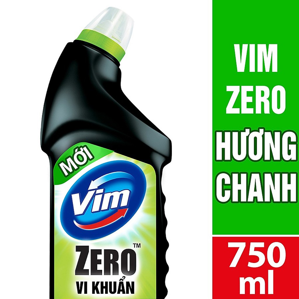 Nước tẩy bồn cầu đậm đặc Vim Zero 750ml