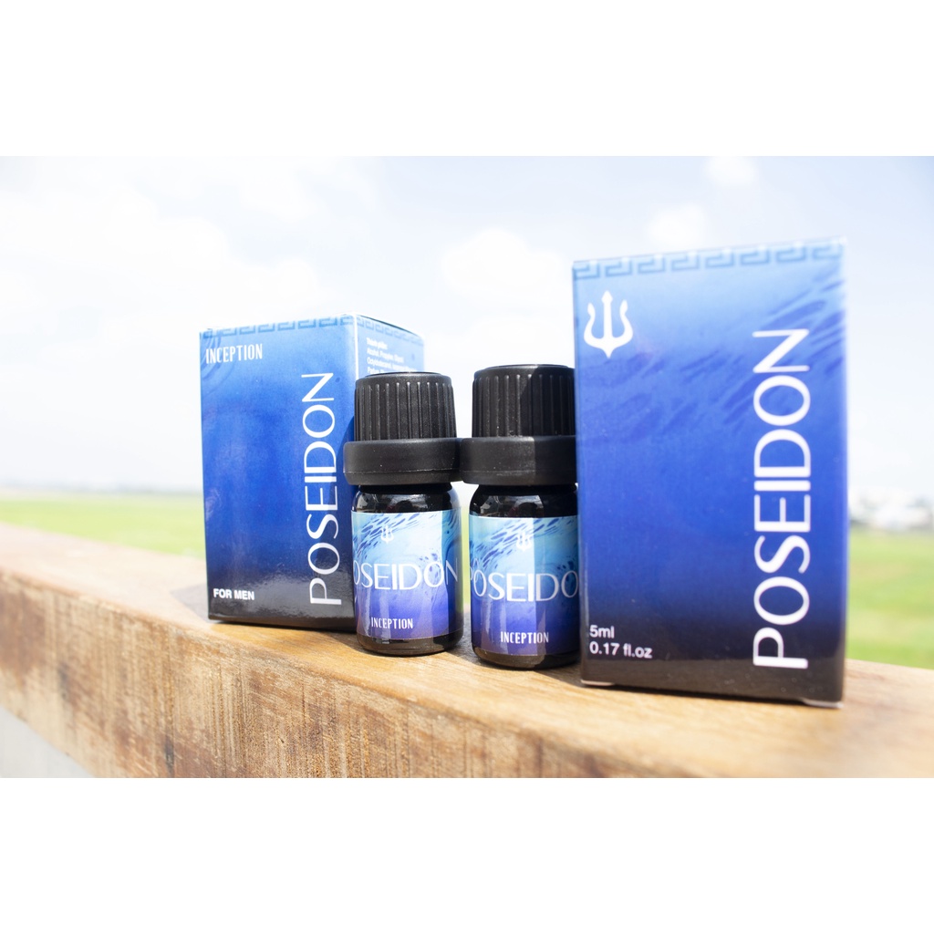 Nước Hoa Vùng Kín Nam 5ml POSEIDON - Hương Cuốn Hút Mạnh Mẽ Quyến Rũ - Nước Hoa Vùng Kín Nam Chính Hãng