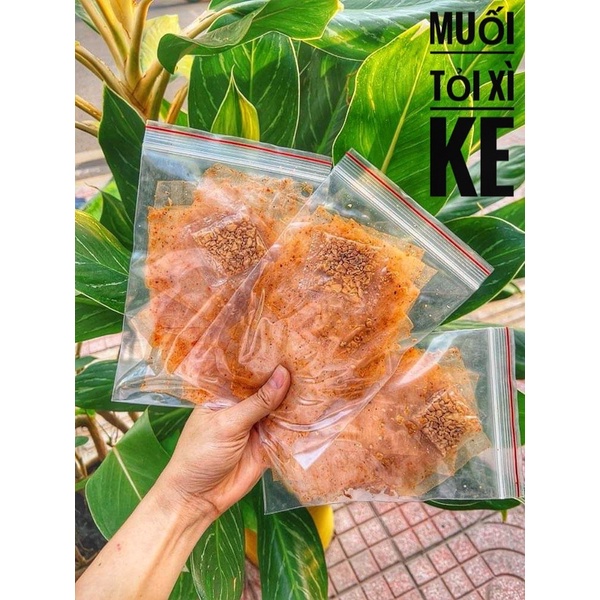 Bánh Tráng Muối Tỏi Xì Ke 55gr / 200Gr Gói to mọi người cùng ăn - Càng Ăn Càng Nghiện - Bánh Tráng BTM