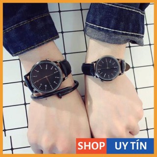 Đồng hồ cặp nam nữ Weesky L6040 dây da 3 màu hot
