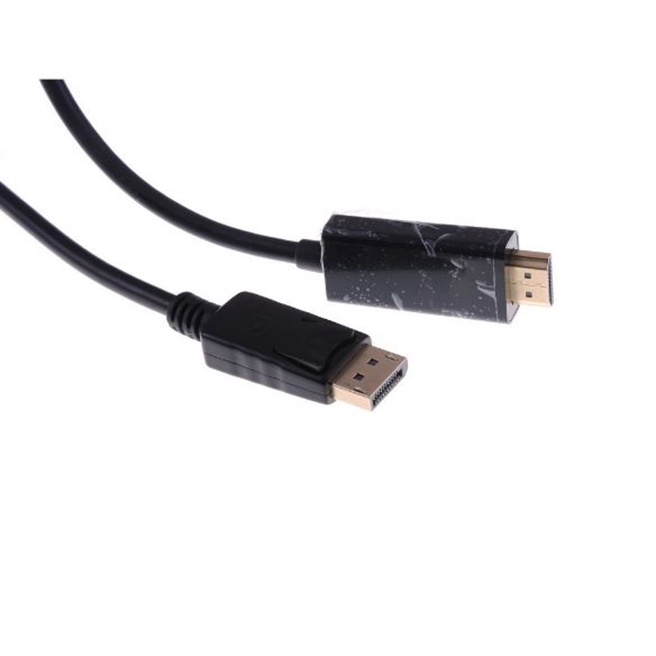 Cáp chuyển Displayport sang HDMI dài 1m8 hỗ trợ 4k 30hz cho máy tính - Hồ Phạm