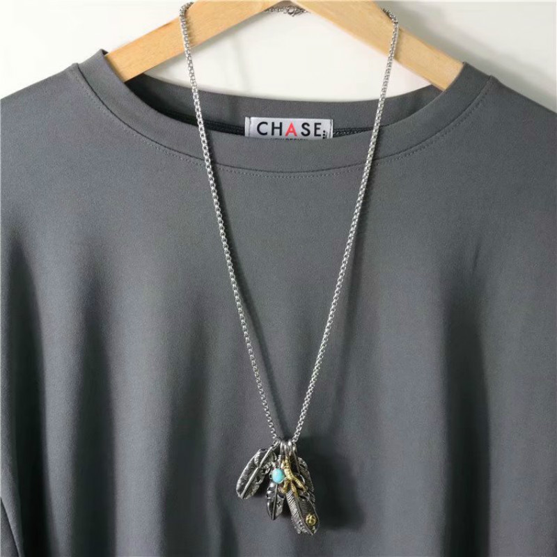 Dây chuyền mặt hình lông vũ thời trang