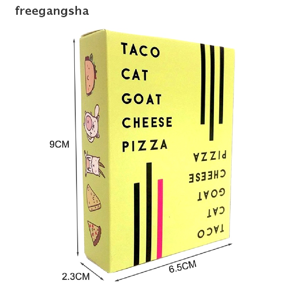 [FREG] New Taco Cat Goat Cheese Pizza Card Game Family Party Fun Game Gift Toy Game FDH
