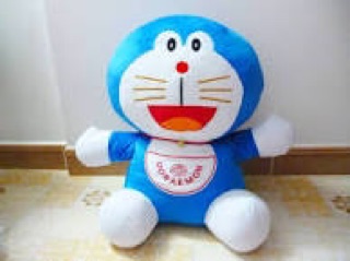 Gấu bông ngồi Doremon 4 tấc