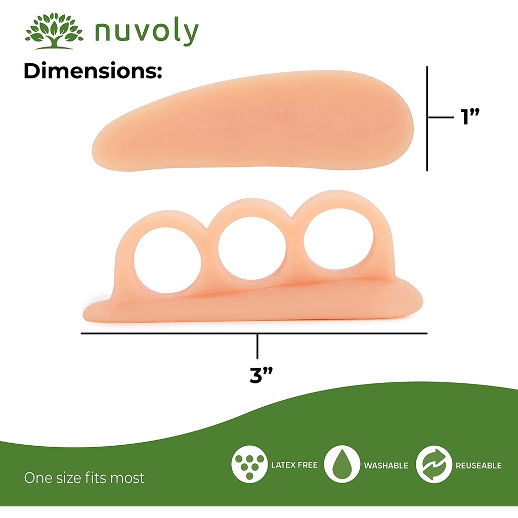 Gel Mềm Chỉnh Hình Ngón Chân Giảm Đau Và Ngăn Ngừa Nứt Nẻ