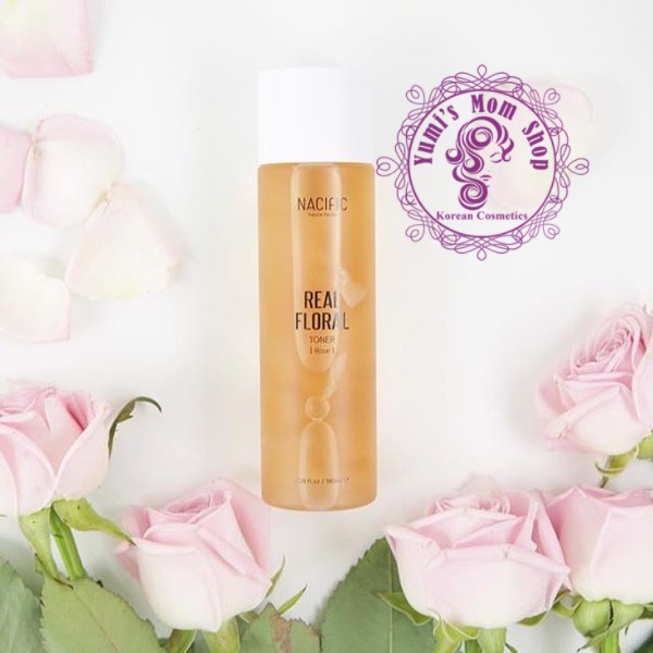 Nước Hoa Hồng Chống Lão Hóa Chiết Xuất Hoa Hồng NACIFIC Real Floral Toner Rose 180ml