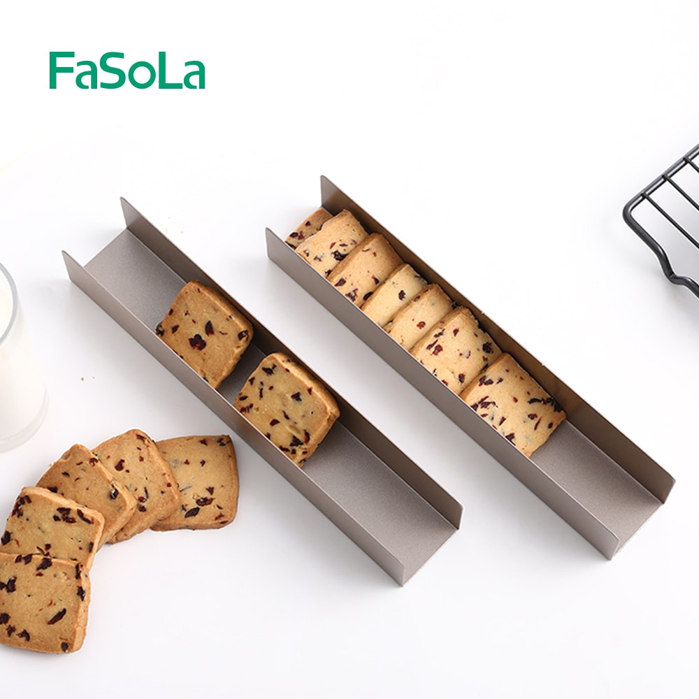 Khuôn nướng bánh quy chống dính hình chữ U FASOLA FSLDZ-226