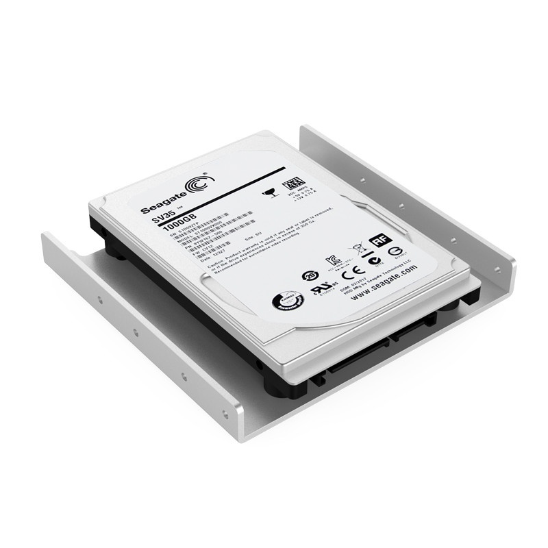 Khay Chuyển Đổi Ổ Cứng (Caddy bay) Orico AC325-1S-V1-SV-BP Từ 2.5&quot; sang 3.5&quot; (Caddy Tray Adapter) - Hàng Chính Hãng