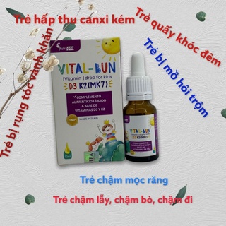 Vital Bun D3 K2 lọ 10ml
