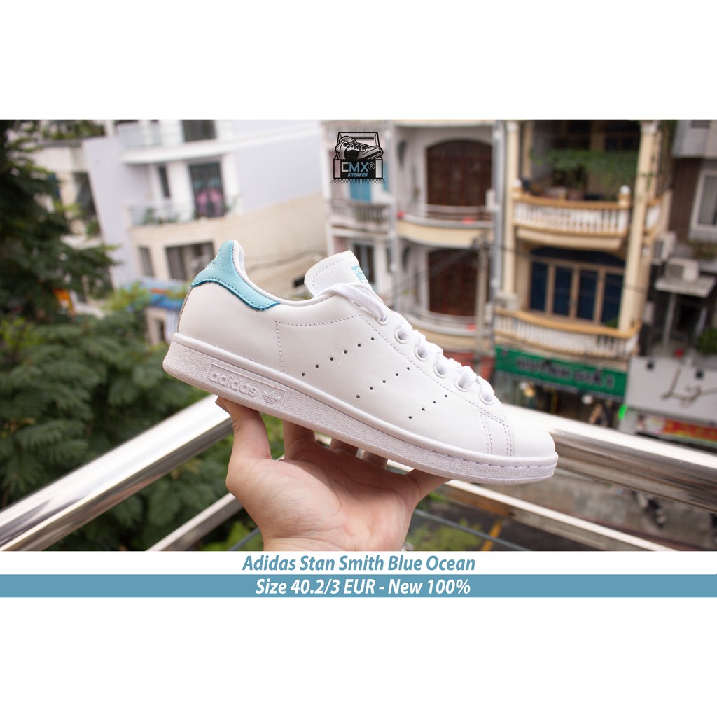 😘 [ HÀNG CHÍNH HÃNG ] Giày Adidas Stan Smith Ocean Blue ( EF4480 ) - REAL AUTHETIC 100%