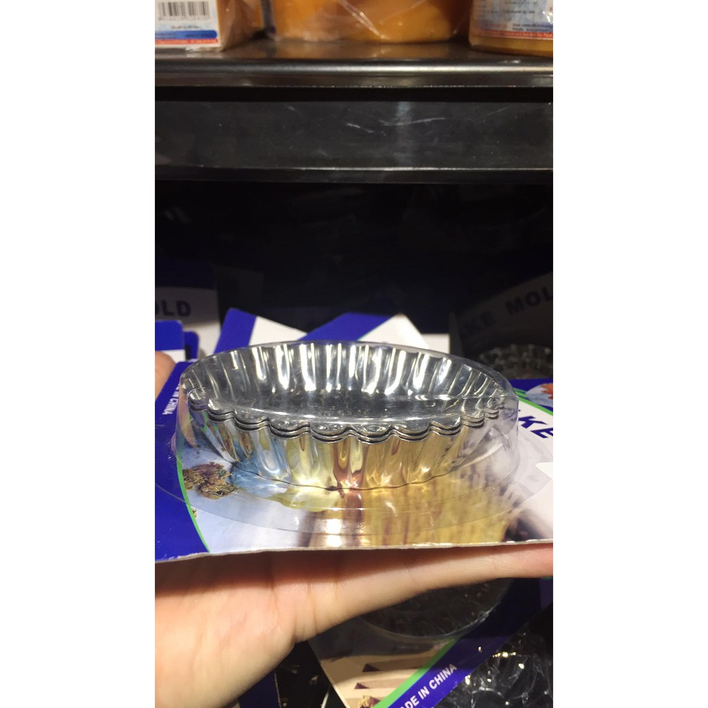 Đế bánh tart inox đường kính 9cm