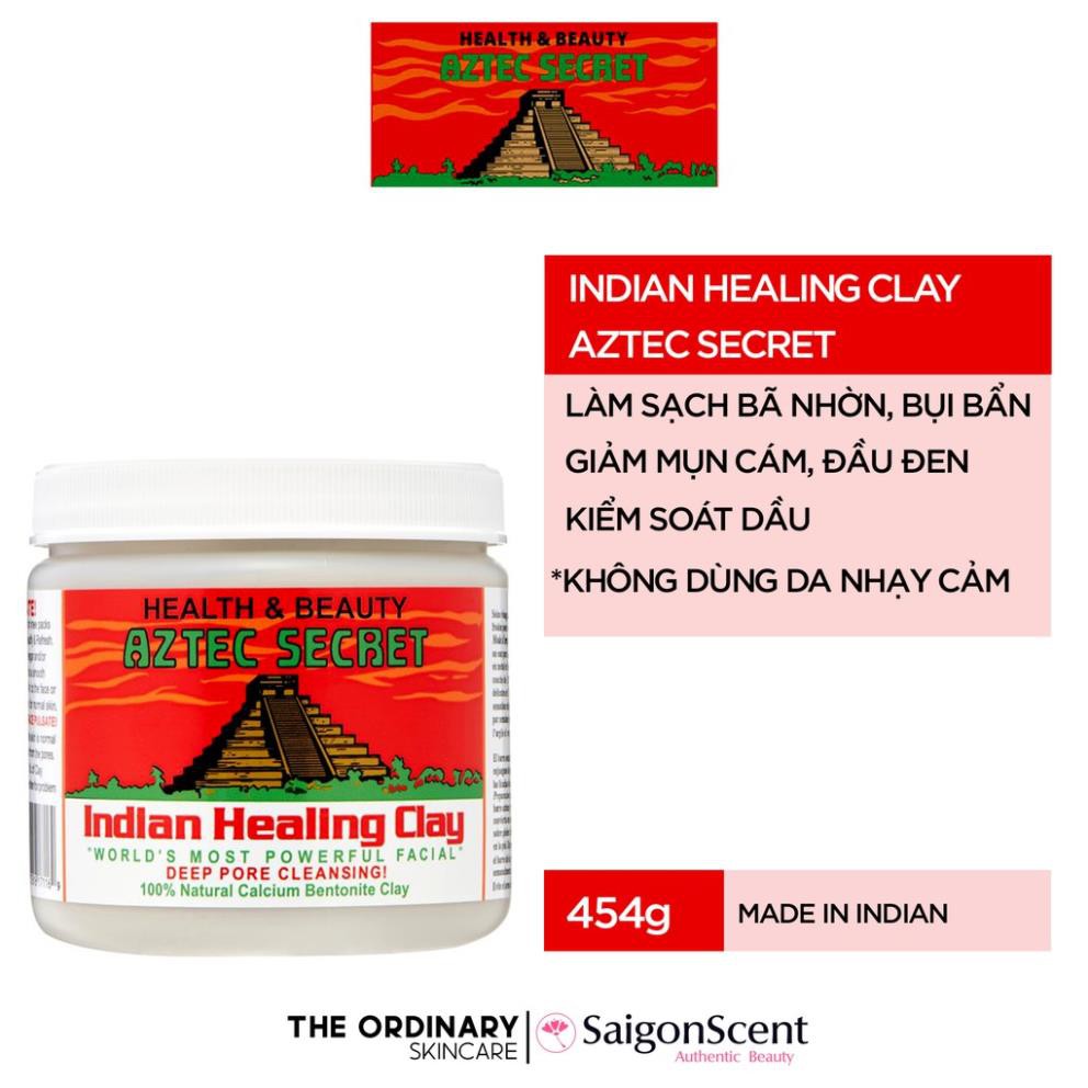 Mặt nạ đất sét Aztec Secret Indian Healing Clay Deep Pore Cleansing ( 454g )