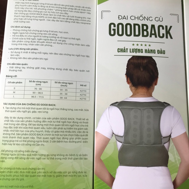 Đai chống gù Goodback