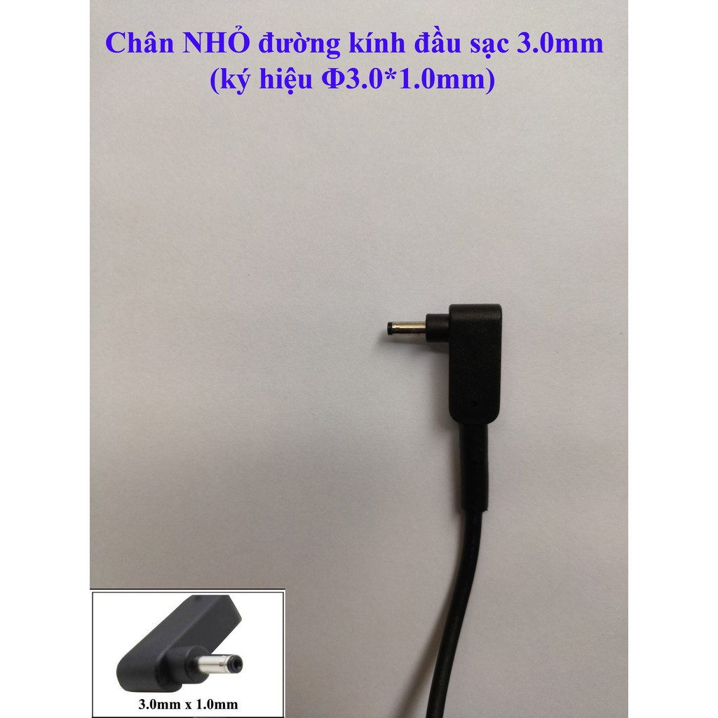 Sạc/ Adapter Laptop Acer V3-331/ V3-371/ V3-372, Sạc Laptop Acer 19V – 2.37A ZIN chân nhỏ