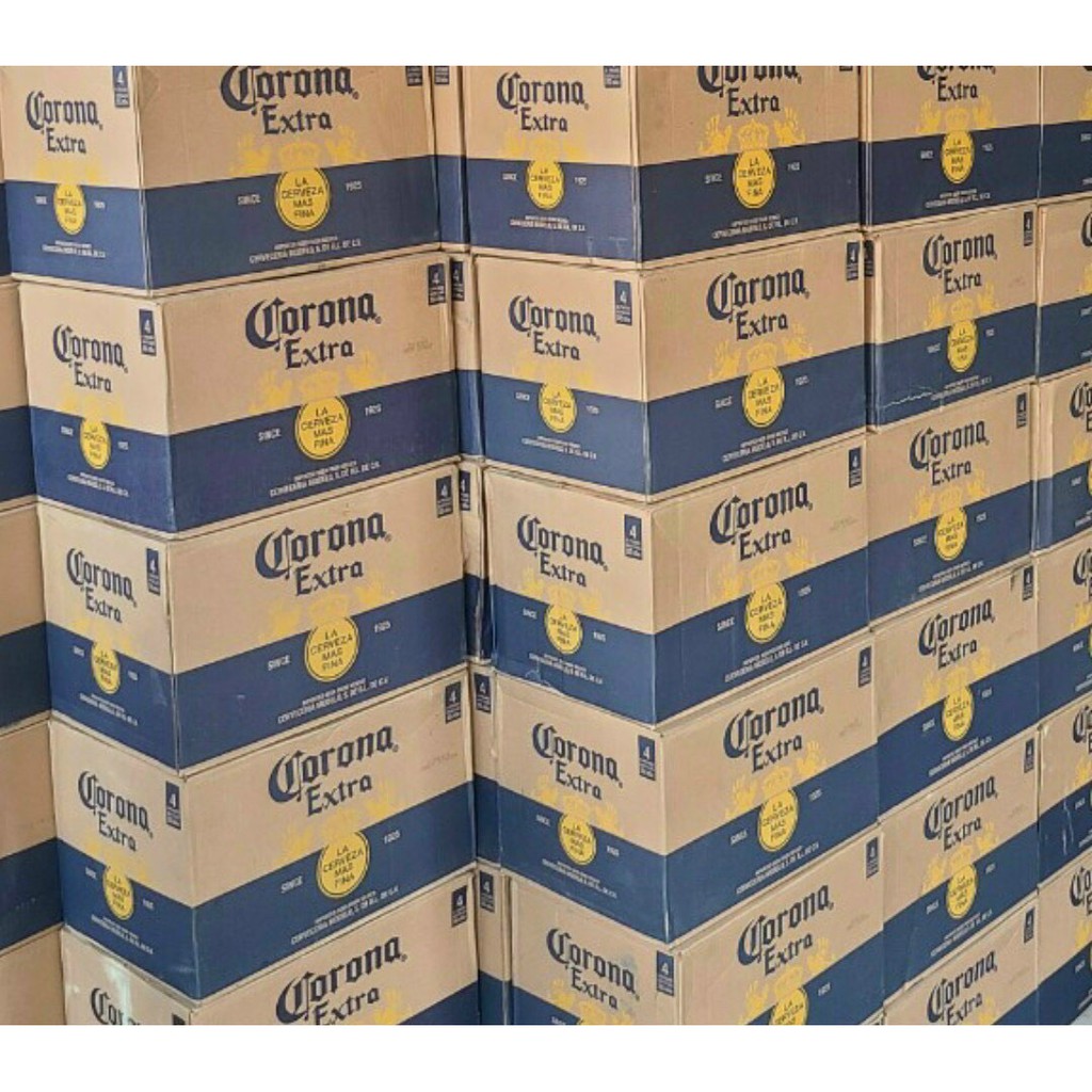 Bia CORONA EXTRA - Viên ngọc sáng giá Mexico, Nồng độ cồn 4,5%, Thùng tiêu chuẩn 24chai (4 pack) x 355ml