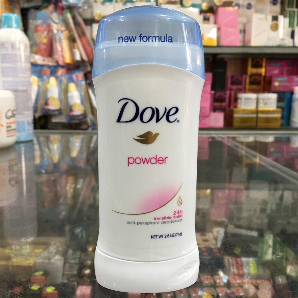 Lăn sáp khử mùi DOVE 24h Powder nhập Mỹ 74g - Hương Phấn