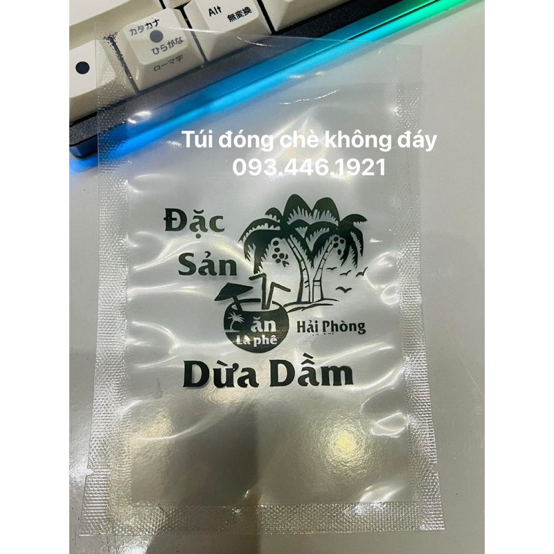 in túi chè dừa dầm theo yêu cầu