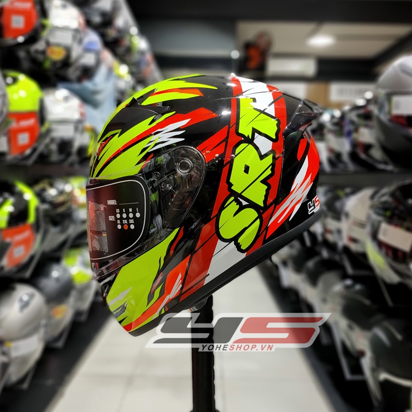 MŨ BẢO HIỂM YOHE978 SRT - FULLFACE 1 KÍNH