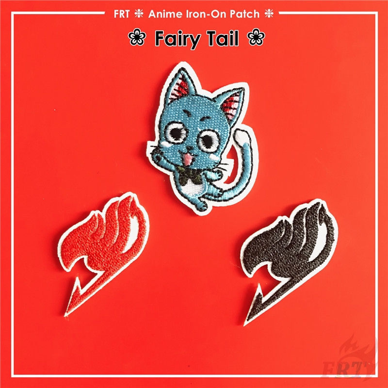 ☸ Fairy Tail - Anime Patch ☸ 1Pc/3Pcs DIY Sew on Iron on Badges Patches