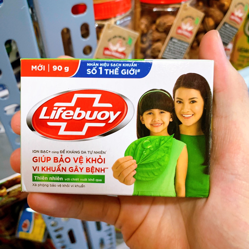 Xà Bông Cục Lifebuoy Bảo Vệ Vượt Trội/ Thiên Nhiên/ Chăm Sóc Da 90g