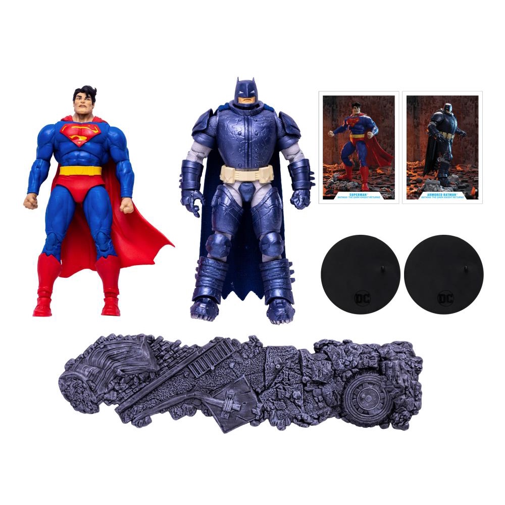 MÔ HÌNH DC MULTIVERSE SUPERMAN AND BATMAN ARMOR