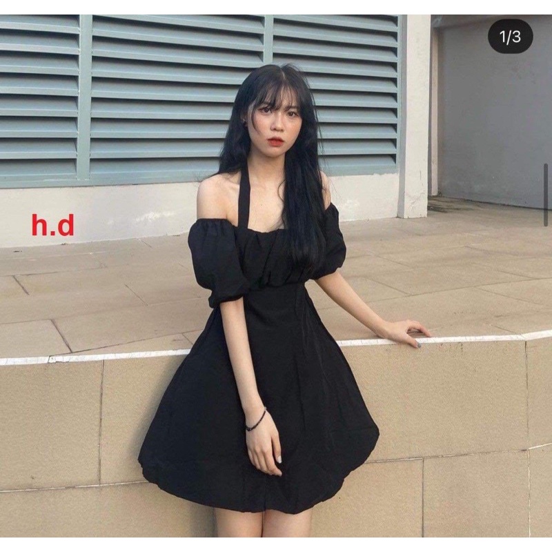 Váy dây vòng cổ HD6