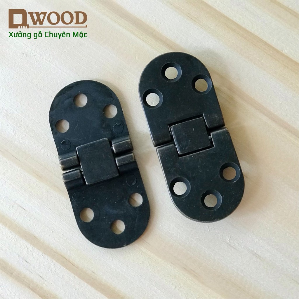 Bản lề ovan Dwood màu giả cổ phong cách Châu Âu