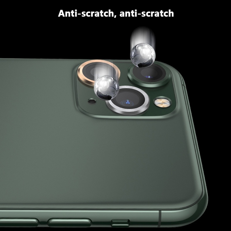 Phù Hợp Miếng Dán Bảo Vệ Ống Kính Máy Ảnh Sau Bằng Kim Loại Cho Iphone 11 11Pro