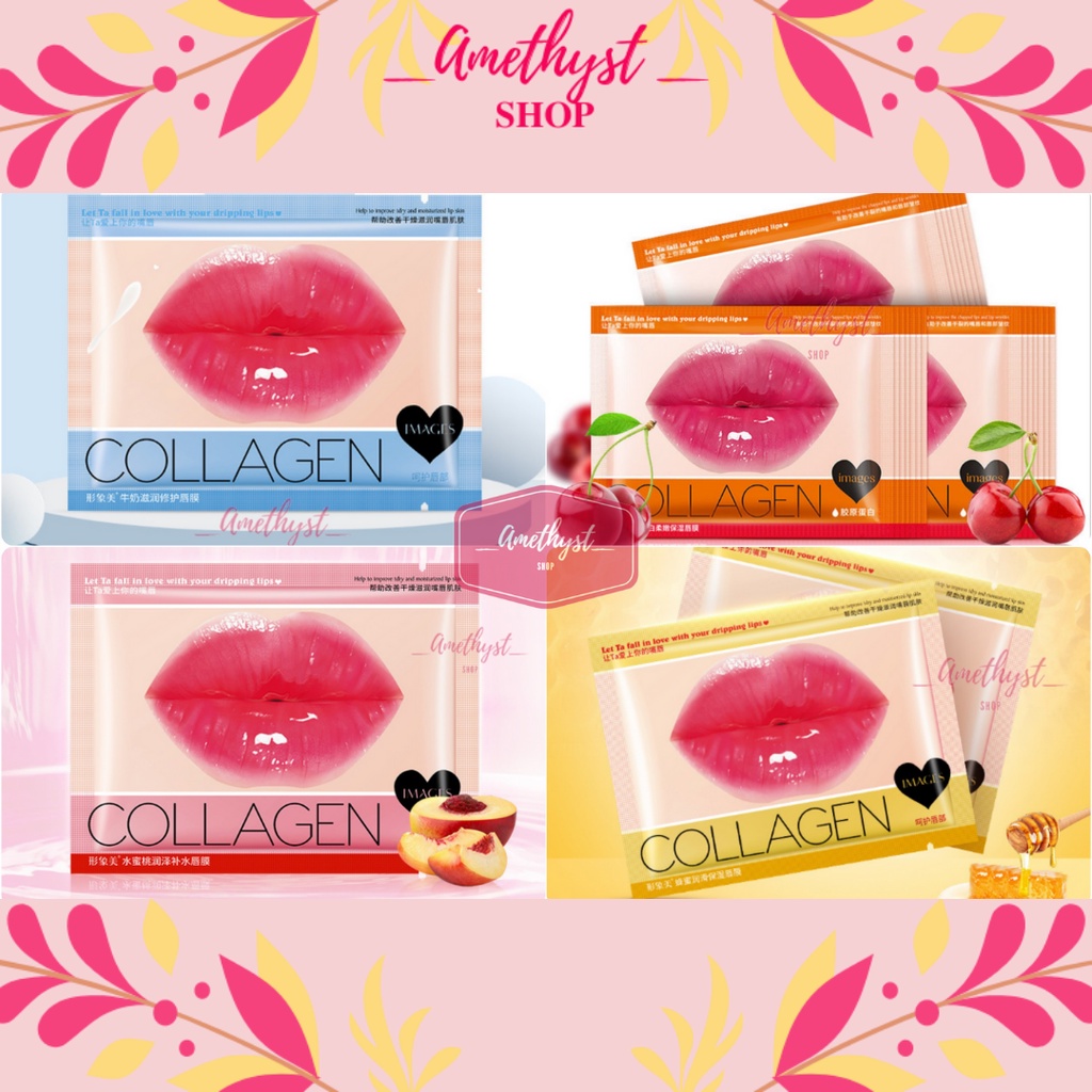 COMBO 20 Miếng Mặt Nạ Môi - Collagen Lips Moist Mask